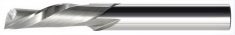 1 Flute Downcut Spiral Endmill End