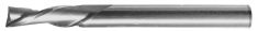 2 Flute Downcut Spiral Endmill End