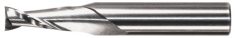 2 Flute Upcut Spiral Endmill End