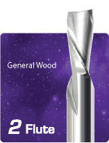 2 Flute Downcut High Impact for General Wood