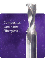 Composites Laminates and Fiberglass 5 Flute Up, and 2 Flute Downcut Routing Bits