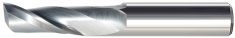1 Flute Upcut Spiral Endmill End