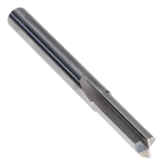 203-104 ||  3/16 Diameter, Uncoated Square End - Straight Flute