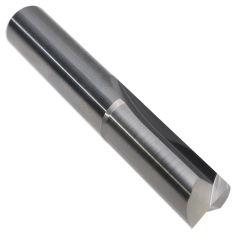 203-112 ||  3/8 Diameter, Uncoated Square End - Straight Flute