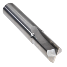 203-114 ||  1/2 Diameter, Uncoated Square End - Straight Flute