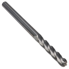 206-018 ||  1/4 Diameter, Uncoated Ball Endmills