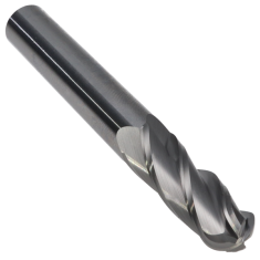 206-030 ||  3/8 Diameter, Uncoated Ball Endmills