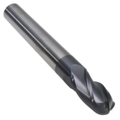 206-050 ||  1/2 Diameter, Uncoated Ball Endmills