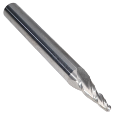 208-010 ||  1/8 Diameter, Uncoated Ball Taper Mills - 7 Degree