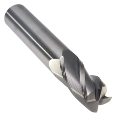 311-472 ||  12mm Diameter, Uncoated Corner Radius Endmills