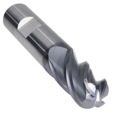 400-228W-1 ||  5/8 Diameter, PowerA V4 Ball Endmills with Flat