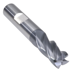 400-463W-1 ||  1/2 Diameter, PowerA V4 Corner Radius Endmills with Flat