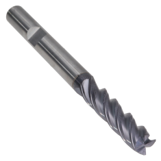 401-002W-1 ||  1/4 Diameter, PowerA v4 Square Endmills With Flat