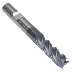 401-004W-1 ||  5/16 Diameter, PowerA v4 Square Endmills With Flat