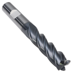 401-433W-1 ||  1/2 Diameter, PowerA V4 Corner Radius Endmills with Flat