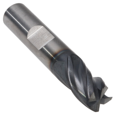 402-462W-1 ||  3/8 Diameter, PowerA V4 Corner Radius Endmills with Flat