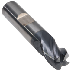 402-484W-1 ||  1/2 Diameter, PowerA V4 Corner Radius Endmills with Flat