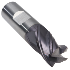 402-501W-1 ||  3/4 Diameter, PowerA V4 Corner Radius Endmills with Flat