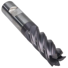 408-016W-1 ||  1/2 Diameter, PowerA V5 Square Endmills - With Flat