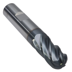408-220W-1 ||  5/8 Diameter, PowerA V5 Ball Endmills - With Flat