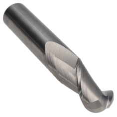 414-222 ||  1/2 Diameter, Uncoated Ball End Axmills