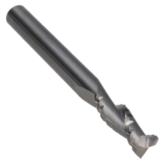 417-008 ||  1/4 Diameter, Uncoated Square End Chipbreaker Axmill