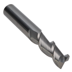 428-006 ||  3/8 Diameter, Uncoated 45 Degree Helix Square Hypermills