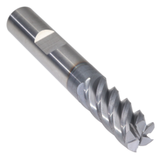 445-016W-1 ||  3/8 Diameter, PowerA HY5 - Square Endmills with Flat