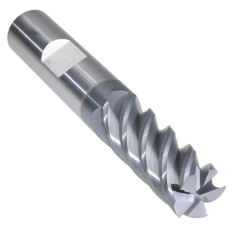 445-024W-1 ||  1/2 Diameter, PowerA HY5 - Square Endmills with Flat
