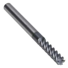 445-401-1 ||  1/8 Diameter, PowerA HY5 Corner Radius Endmills