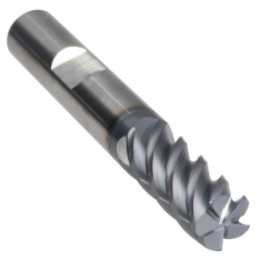 445-442W-1 ||  3/8 Diameter, PowerA HY5 Corner Radius Endmills with Flat
