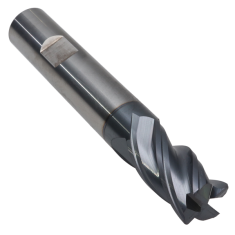 500-502W-1 ||  14mm Diameter, PowerA V4 Corner Radius Endmills with Flat