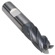 500-512W-1 ||  16mm Diameter, PowerA V4 Corner Radius Endmills with Flat
