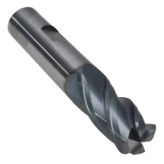 500-517W-1 ||  16mm Diameter, PowerA V4 Corner Radius Endmills with Flat