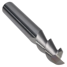 528-214 ||  12mm Diameter, Uncoated 55 Degree Helix AlumaZips