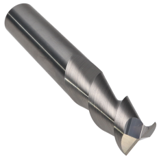 528-216 ||  14mm Diameter, Uncoated 55 Degree Helix AlumaZips