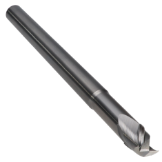 536-408 ||  12mm Diameter, Uncoated Short Flute Necked Square End Endmills
