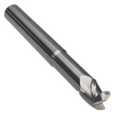 536-608 ||  12mm Diameter, Uncoated Short Flute Necked Square End Endmills