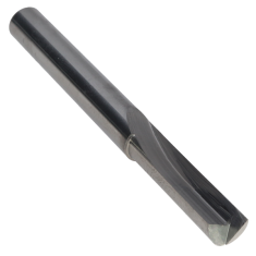 800-010 ||  5/16 Diameter Single 'V' Flute Straight Cut - Crescent End - Uncoated