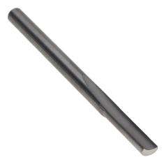 800-102 ||  1/8 Diameter Single 'O' Flute Straight Cut - Crescent End - Uncoated
