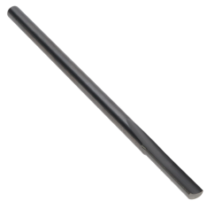 800-104 ||  1/8 Diameter Single 'O' Flute Straight Cut - Crescent End - Uncoated