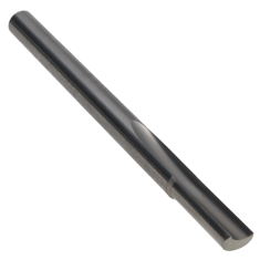 800-134 ||  1/4 Diameter Single 'O' Flute Straight Cut - Crescent End - Uncoated