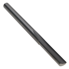 800-138 ||  1/4 Diameter Single 'O' Flute Straight Cut - Crescent End - Uncoated