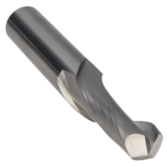 802-020 ||  1/2 Diameter Single Flute Upcut Spiral - Endmill End - Uncoated
