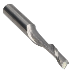 802-304 ||  3/16 Diameter Single Flute Upcut Spiral - Endmill End - Uncoated