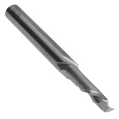 802-604 ||  3/16 Diameter Single Flute Compression Spiral - Endmill End - Uncoated