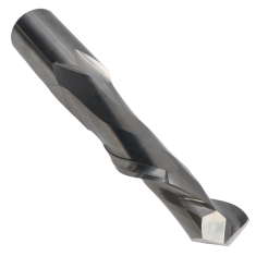 802-620 ||  5/8 Diameter Single Flute Compression Spiral - Endmill End - Uncoated