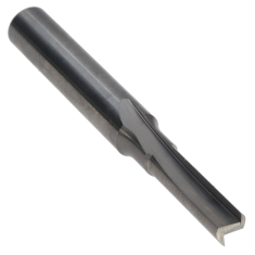 803-006 ||  3/16 Diameter Two Flute Straight Cut - Endmill End - Uncoated