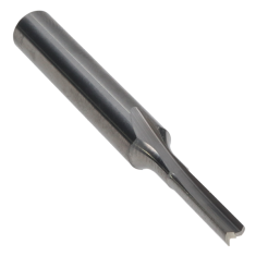 803-102 ||  1/8 Diameter Two Flute Straight Cut - Plunge Fishtail End - Uncoated