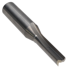 803-122 ||  5/16 Diameter Two Flute Straight Cut - Plunge Fishtail End - Uncoated